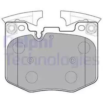Тормозные колодки дисковые передняя ось DELPHI LP3235