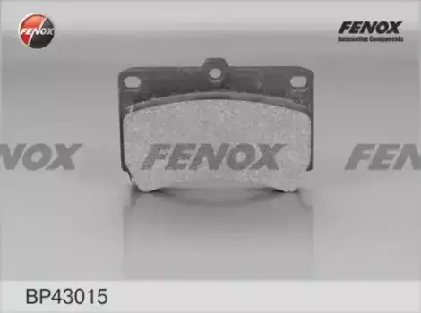 Тормозные колодки дисковые передняя ось FENOX BP43015