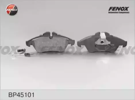 Тормозные колодки дисковые передняя ось FENOX BP45101