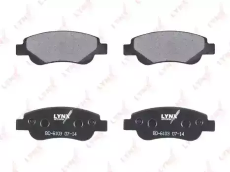 Тормозные колодки дисковые LYNXAUTO BD-6103