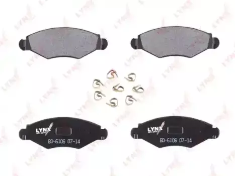 Тормозные колодки дисковые LYNXAUTO BD-6106