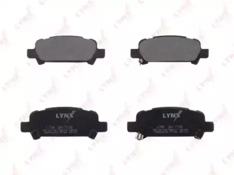 Тормозные колодки дисковые LYNXAUTO BD-7106