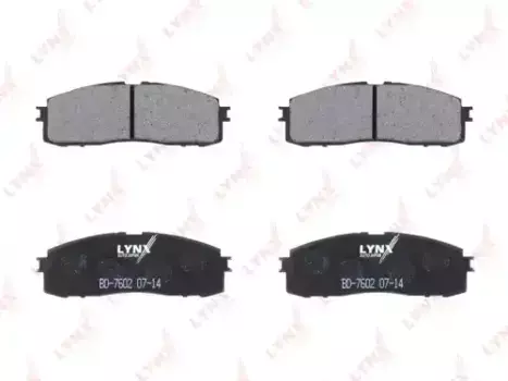 Тормозные колодки дисковые LYNXAUTO BD-7602