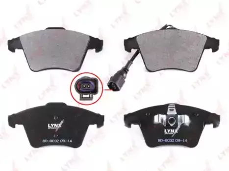 Тормозные колодки дисковые LYNXAUTO BD-8032