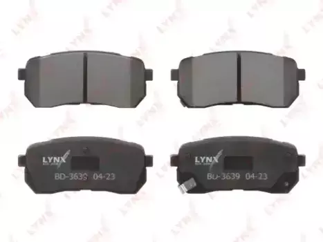 Тормозные колодки дисковые LYNXAUTO BD-3639