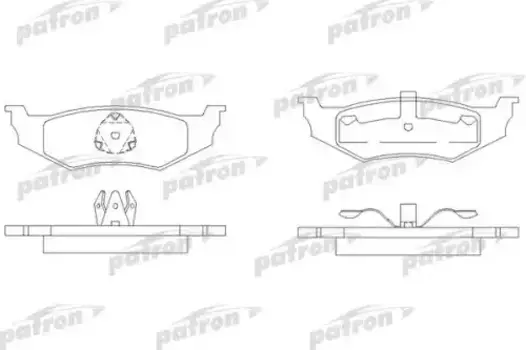 Тормозные колодки дисковые PATRON PBP1099