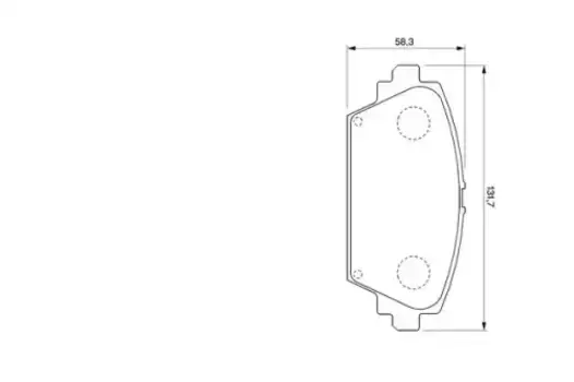 Тормозные колодки дисковые передняя ось BOSCH 0 986 424 791