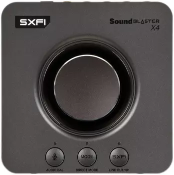 Звуковая карта Creative USB Sound Blaster X 4 WW (SB-Axx1) 7.1 Ret