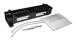 Патч-панель настенная, 12xRJ45, UTP, Кат. 5е TWT TWT-PP12UTP-H горизонтальная