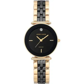 fashion наручные женские часы Anne Klein 3158BKGB. Коллекция Diamond