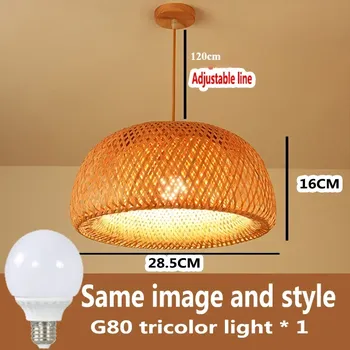 Потолочная люстра ZODOLAMP бамбуковая