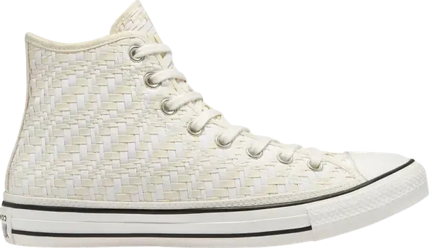 Кроссовки Converse Chuck Taylor All Star High Tonal Weaving - White, белый