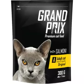 Сухой корм для кошек GRAND PRIX Adult Original с лососем, 0.3 кг, GRAND PRIX