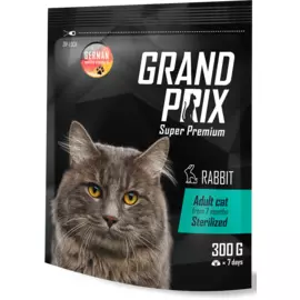 Сухой корм для кошек GRAND PRIX Adult Sterilized с кроликом, 0.3 кг, GRAND PRIX