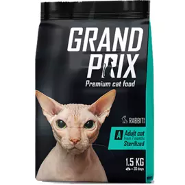 Сухой корм для кошек GRAND PRIX Adult Sterilized с кроликом, 1.5 кг, GRAND PRIX