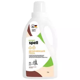 Средство дезинфицирующее для дезинфекции и мытья полов, 1 л, SPELL