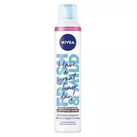 Сухой шампунь 3 в1 для тёмных волос, 200 мл, Nivea