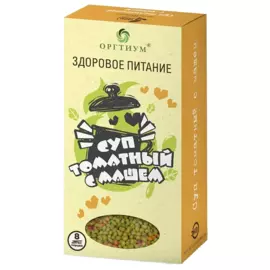 Суп с томатом и машем (маш экологический), 180 г, Оргтиум
