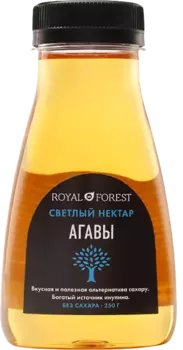 Светлый нектар агавы, 250 г, Royal Forest