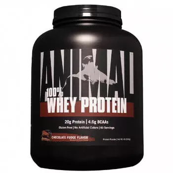 Сывороточный протеин Animal 100% Whey, вкус Шоколад, 1 810 г, Universal Nutrition