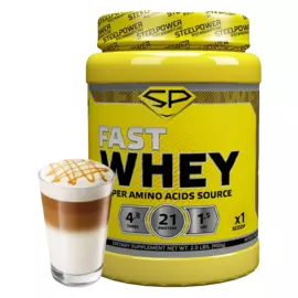 Сывороточный протеин FAST WHEY, 900 гр, вкус «Кофе Латте», STEELPOWER