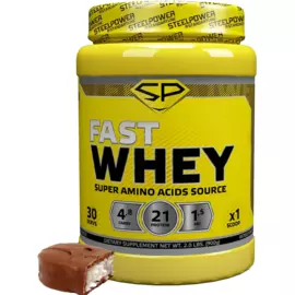Сывороточный протеин FAST WHEY, вкус «Шоколад и кокос», 900 гр, STEELPOWER