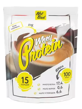 Сывороточный протеин Whey Protein, 58% белка, вкус Кофе капучино, 450 г, NotBad