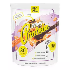 Сывороточный протеин Whey Protein, 58% белка, вкус Миндаль в шоколаде, 1 кг, NotBad