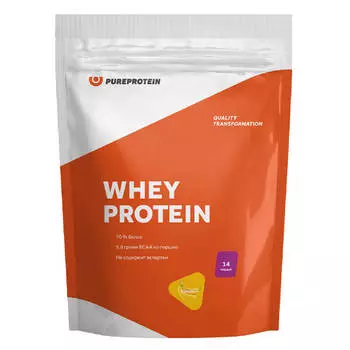 Сывороточный протеин, вкус «Банан», 420 г, PureProtein, годен до 25.01.2025