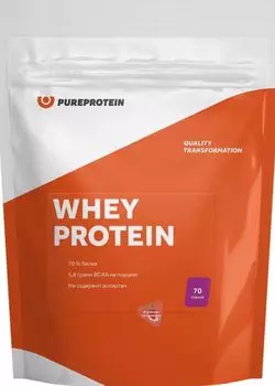 Сывороточный протеин, вкус «Клубника со сливками», 2100 г, Pure Protein
