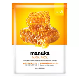Тканевая маска для лица с экстрактом меда манука, 28 мл, BERGAMO