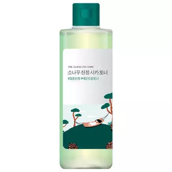 Тоник с экстрактами сосны и центеллы для проблемной кожи Pine Calming Cica Toner, 250 мл, ROUND LAB