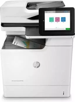 МФУ HP Color LaserJet Enterprise M681dh белый/черный (j8a10a)