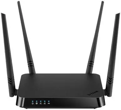 Маршрутизатор беспроводной D-Link DIR-825/RU/I1A черный