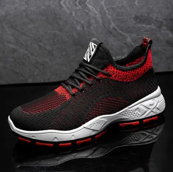 Fashion Spring Summer Mesh Shoes Men s New Non-Slip Travel Running Casual Sports Shoes Trendy Shoes Men s 39 серый