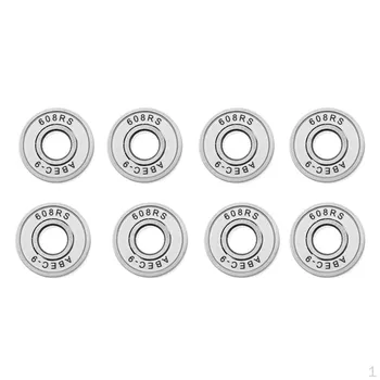 Подшипники для роликовых коньков Abec 9 Purple_28x8x7mm