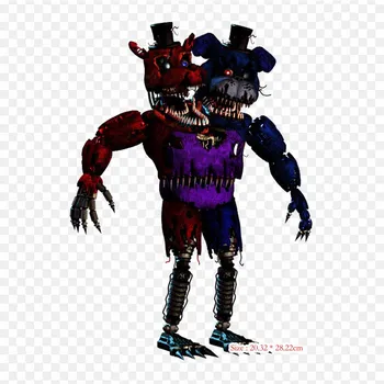 Five Nights At Freddy S 4 Five Nights At Freddy S 2 Me Утюг на термопереносной печати Виниловые нашивки Наклейка для одежды DIY Аппликации Моющиеся нашивки