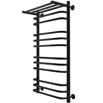 Водяной полотенцесушитель Indigo Brace 100х50 см, черный муар LBCW100-50PBR