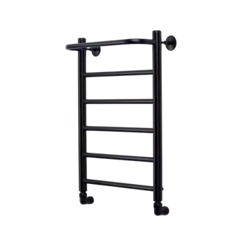 Водяной полотенцесушитель Comfysan Capri W-6 60х40 см, черный матовый
