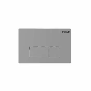 Кнопка смыва Creavit ARC GP8002.00 серая матовая