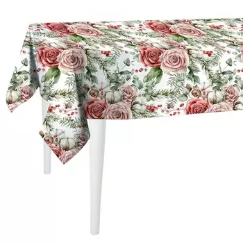 Скатерть 140 x 220 см Mike & Co New York XMAS Frozen Roses