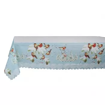 Скатерть Новогодняя на стол Хэппи-15 140 х 240 см Grand Textil