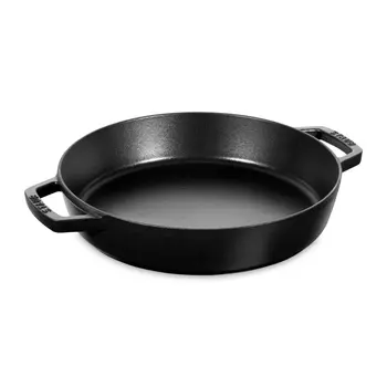 Сковорода чугунная круглая с ручками 20 см Staub чёрный