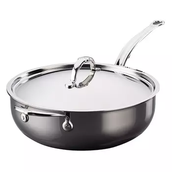 Сковорода высокая с крышкой 28 см Hestan