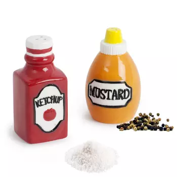 Солонка и перечница Balvi Ketchup &amp; Mustard