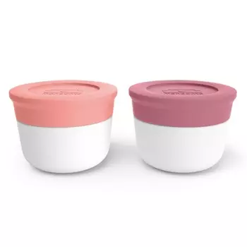 Соусницы с крышкой 2 шт. малые Monbento MB Temple pink flamingo + blush
