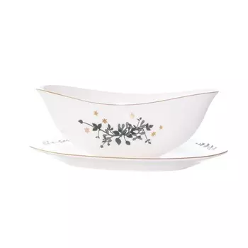 Соусник с подставкой Jette Frolich Design Зимние звезды 14 х 21 см