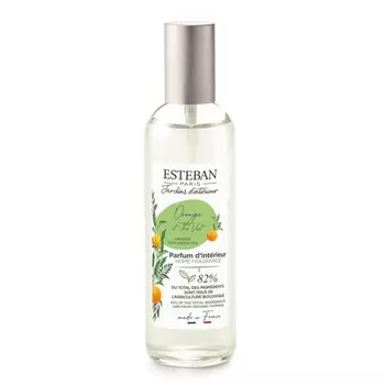 Спрей-духи интерьерные 100 мл Esteban Nature Апельсин и зелёный чай
