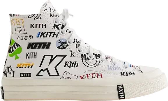 Кроссовки Converse Kith x Chuck 70 High 10th Anniversary - White, белый