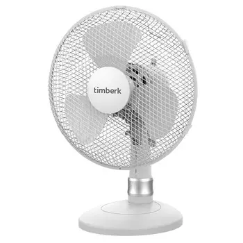вентилятор настольный TIMBERK T-DF1202 40Вт 3 скорости белый